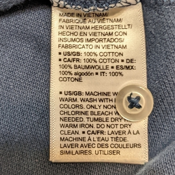 AMAZON basic slim collared neck shirt size Small - Picture 3 of 4